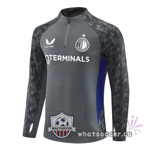Soccer Sweater Feyenoord Gray 2025-2026
