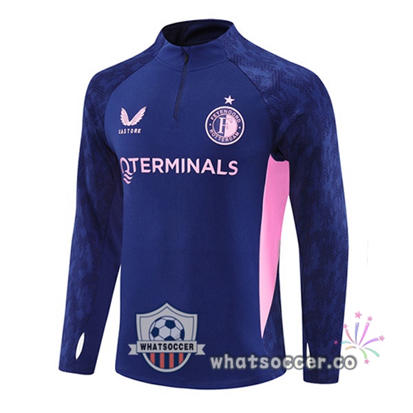 Soccer Sweater Feyenoord Blue Royal 2025-2026
