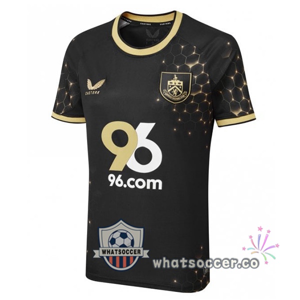 Burnley Third Soccer Jerseys Black 2025-2026