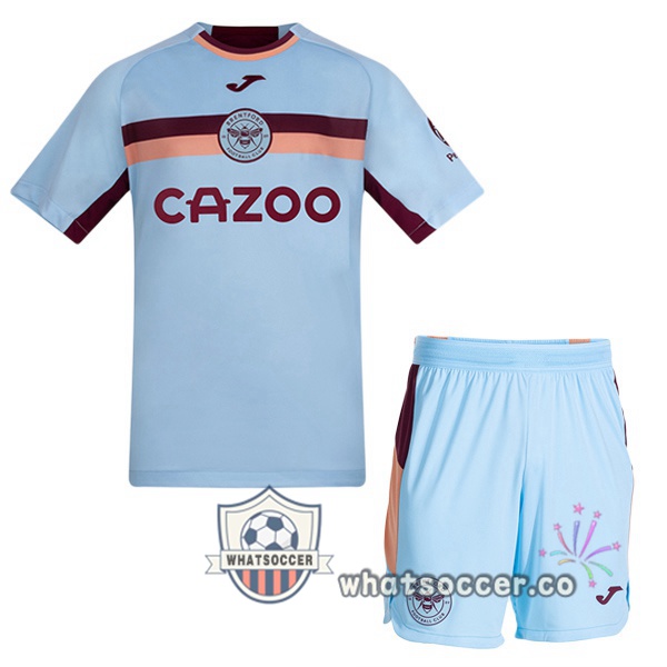 Brentford FC Kids Third Soccer Jerseys Blue 2025-2026
