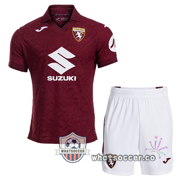Torino FC Kids Home Soccer Jerseys Marron 2025-2026