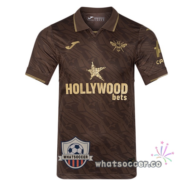 Brentford FC Away Soccer Jerseys Marron 2025-2026