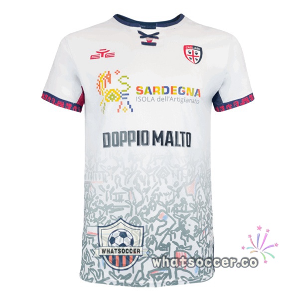 Cagliari Calcio Away Soccer Jerseys White 2025-2026