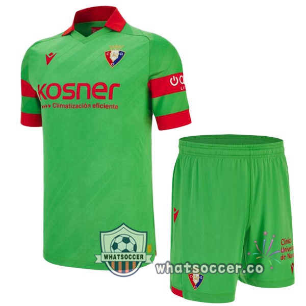CA Osasuna Kids Away Soccer Jerseys Green 2025-2026