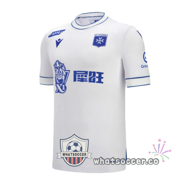 AJ Auxerre Home Soccer Jerseys White 2025-2026