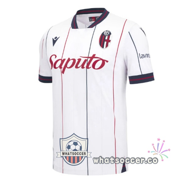 Bologna Away Soccer Jerseys White 2025-2026