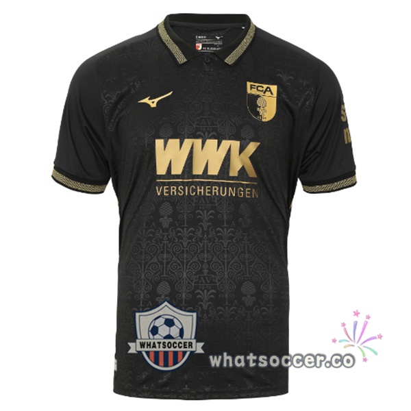 FC Augsburg Third Soccer Jerseys Black 2025-2026