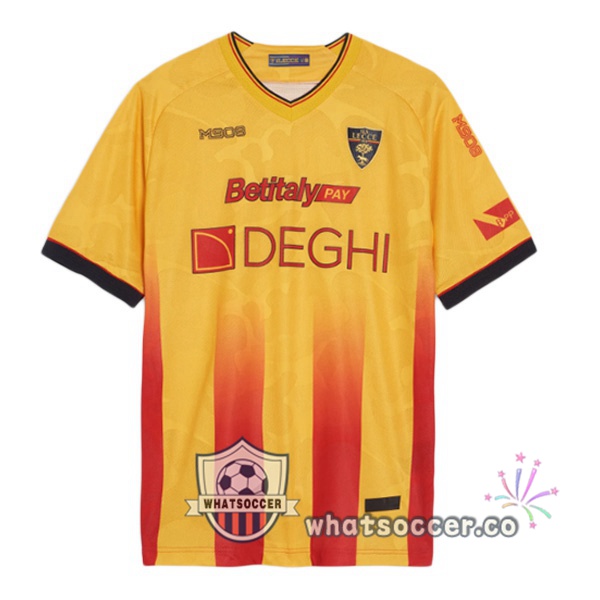 Lecce Home Soccer Jerseys Yellow 2025-2026