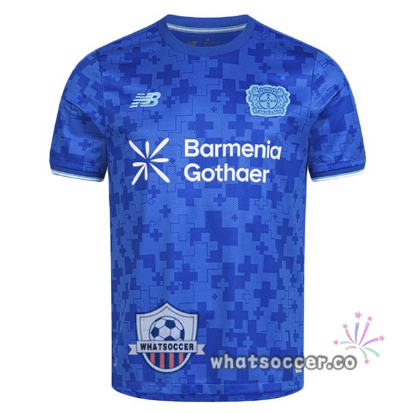Bayer 04 Leverkusen Third Soccer Jerseys Blue 2025-2026