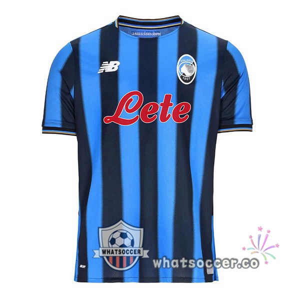 Atalanta Home Soccer Jerseys Blue Black 2025-2026