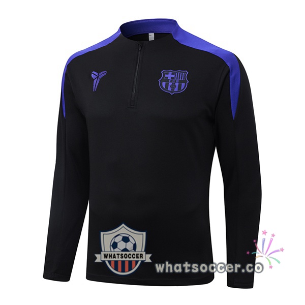 Soccer Sweater FC Barcelona Black Blue 2025-2026
