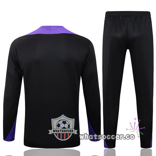 Training Wear FC Barcelona Black Purple 2025-2026
