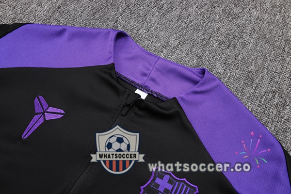 Training Wear FC Barcelona Black Purple 2025-2026