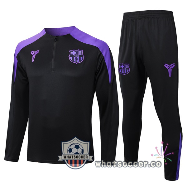 Training Wear FC Barcelona Black Purple 2025-2026