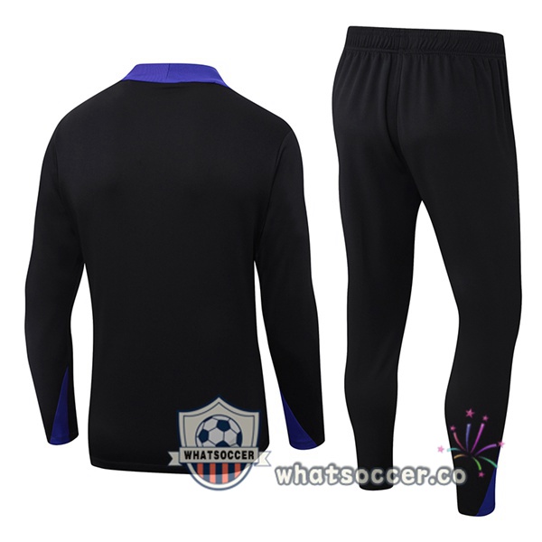Training Wear FC Barcelona Black Blue 2025-2026