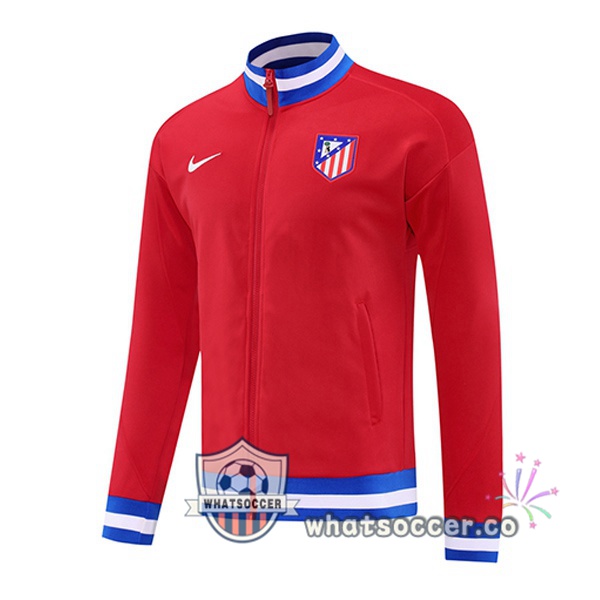 Soccer Jacket Atletico Madrid Red 2025-2026