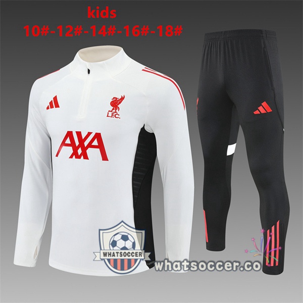 Training Wear FC Liverpool Kid White 2025-2026