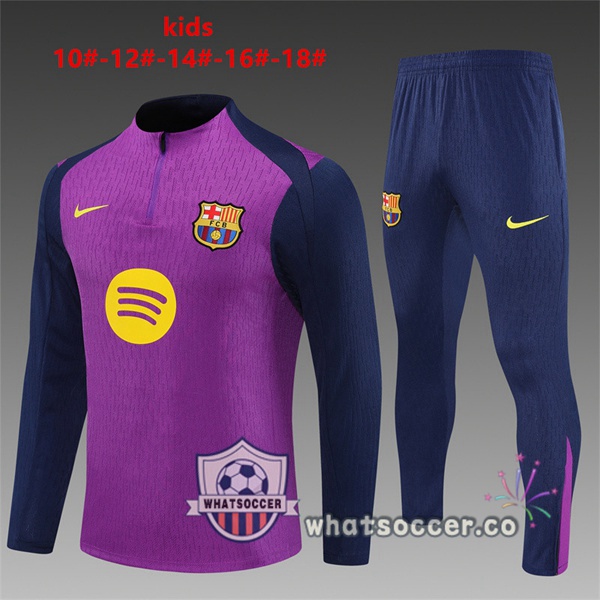 Training Wear FC Barcelona Kid Purple 2025-2026