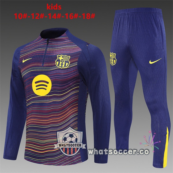 Training Wear FC Barcelona Kid Blue Royal 2025-2026