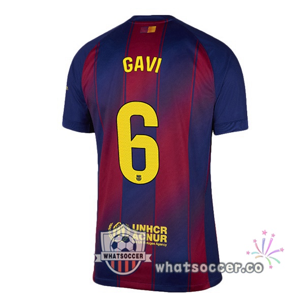 FC Barcelona (GAVI 6) Home Soccer Jerseys Blue Red 2025-2026