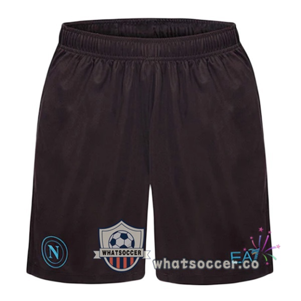 SSC Napoli Third Soccer Shorts Marron 2025-2026