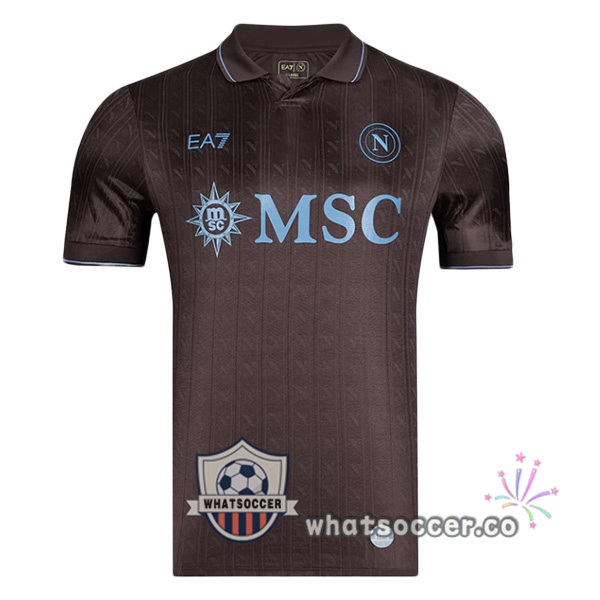 SSC Napoli Third Soccer Jerseys Marron 2025-2026