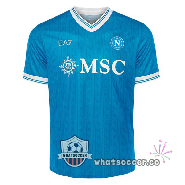 SSC Napoli Home Soccer Jerseys Blue 2025-2026