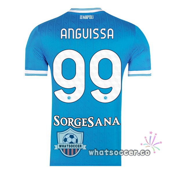 SSC Napoli (André-Frank Anguissa 99) Home Soccer Jerseys Blue 2025-2026