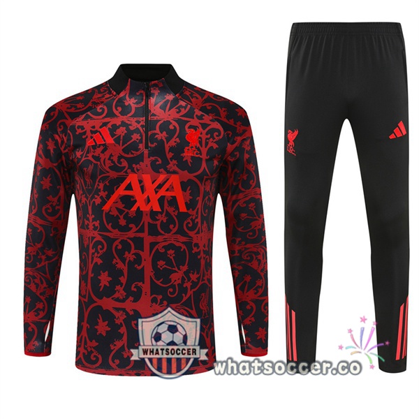 Training Wear FC Liverpool Black Red 2025-2026