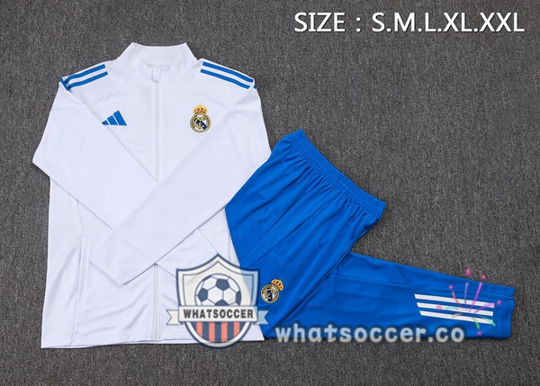 Training Jacket Real Madrid White 2025-2026