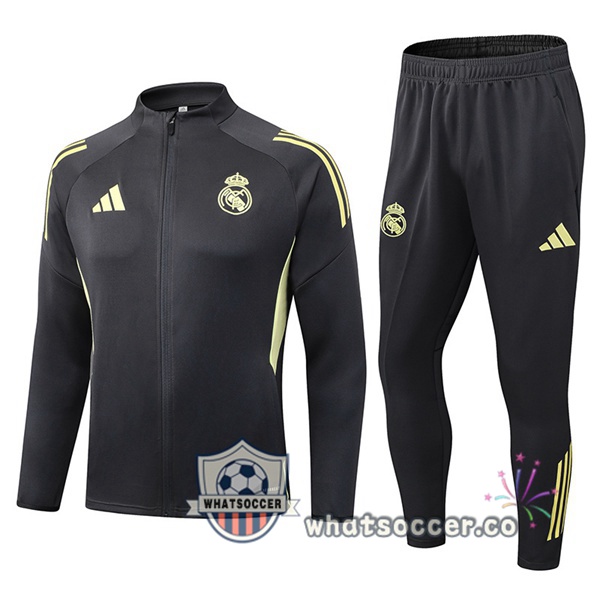 Training Jacket Real Madrid Gray 2025-2026