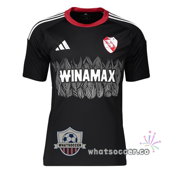 RC Strasbourg Alsace Third Soccer Jerseys Black 2025-2026