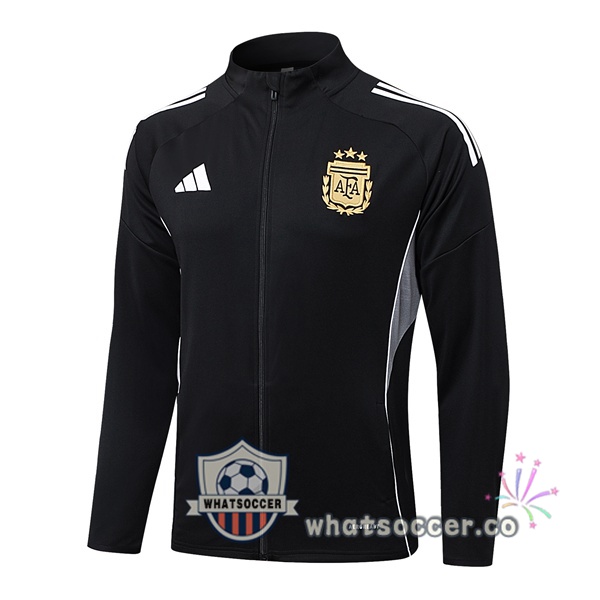 Soccer Jacket Argentina Black 2025-2026