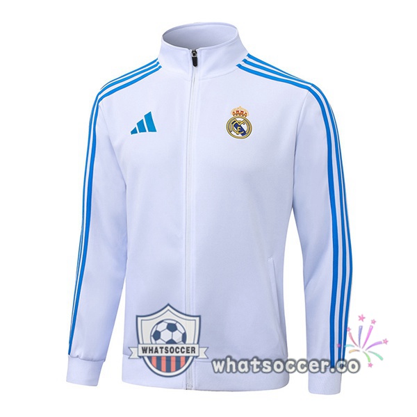Soccer Jacket Real Madrid White 2025-2026