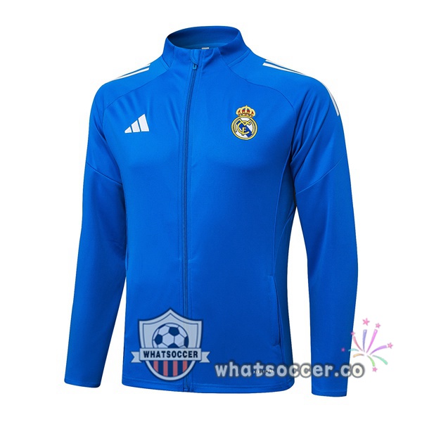 Soccer Jacket Real Madrid Blue 2025-2026