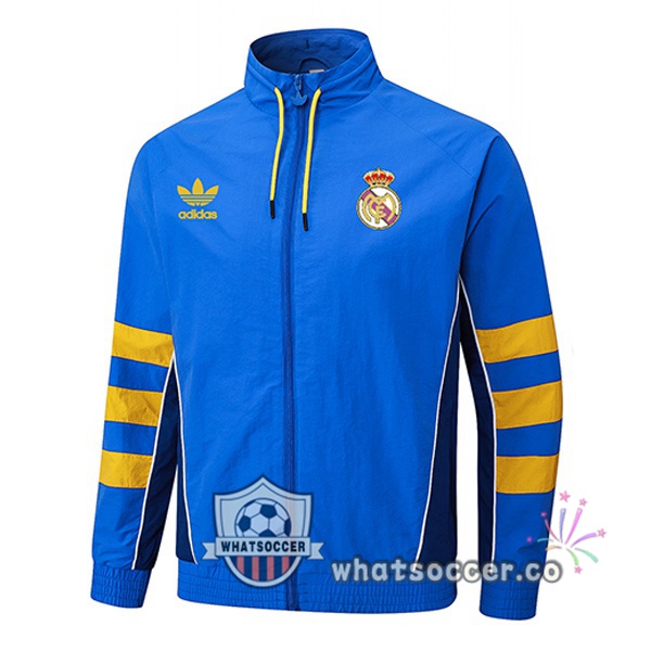 Soccer Jacket Real Madrid Blue 2025-2026