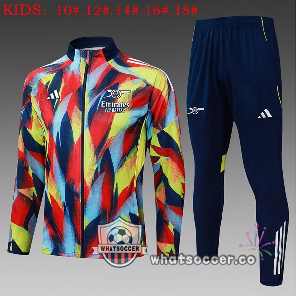 Training Jacket Arsenal Kids Red Blue 2025-2026