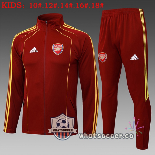 Training Jacket Arsenal Kids Red 2025-2026