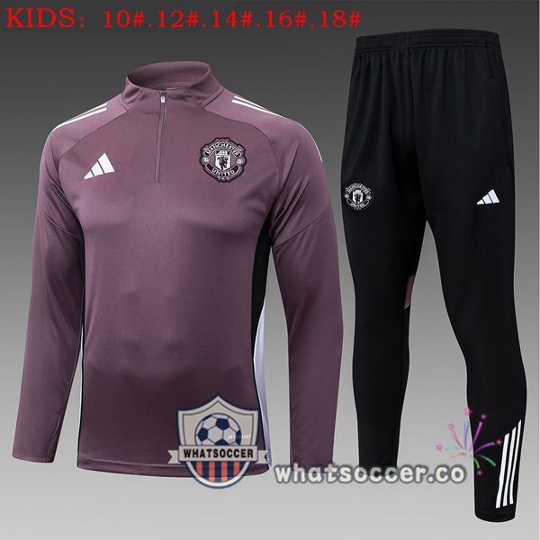 Training Wear Manchester United Kids Purple 2025-2026