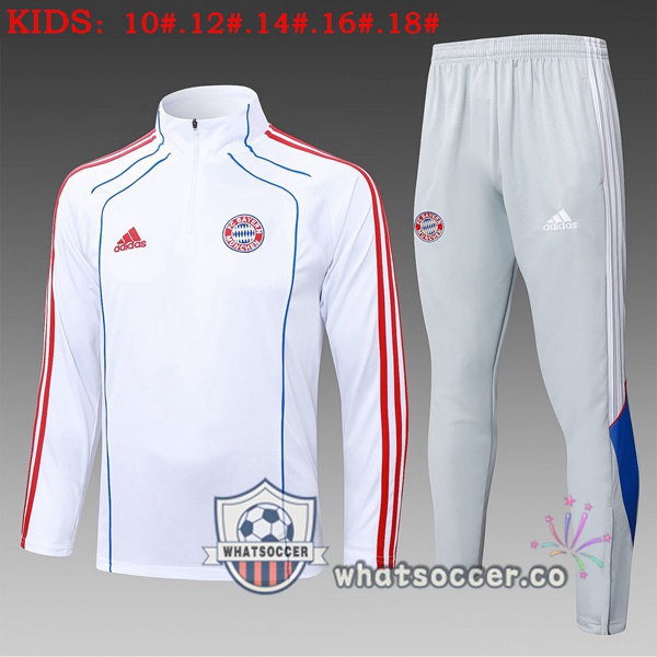 Training Wear Bayern Munich Kids White 2025-2026