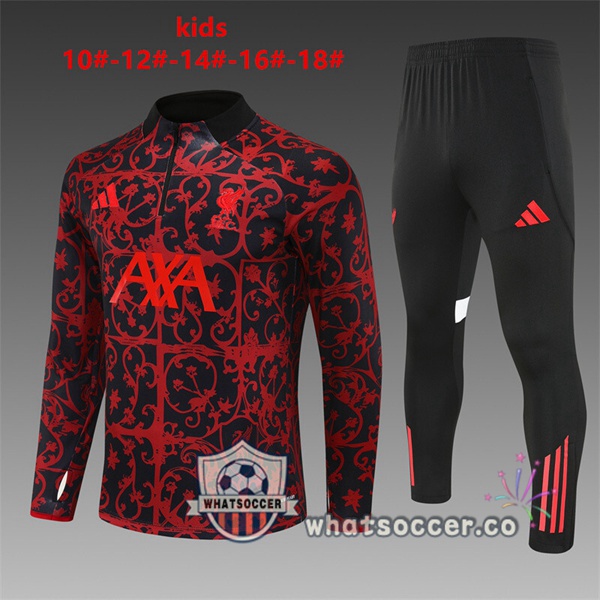 Training Wear FC Liverpool Kids Red Black 2025-2026