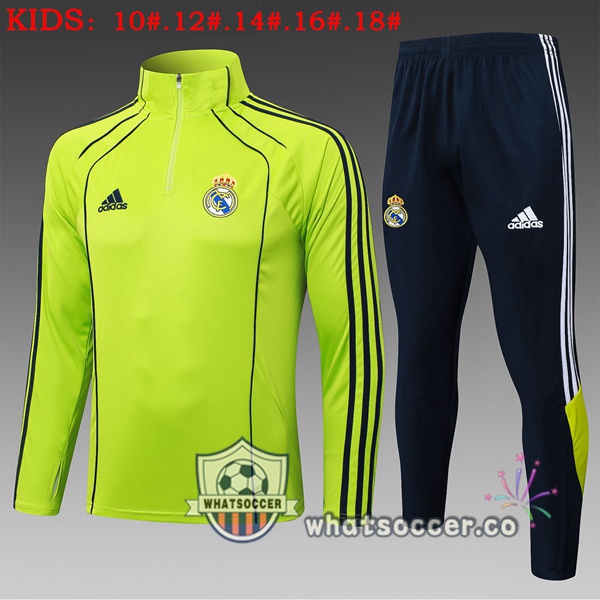 Training Wear Real Madrid Kids Green 2025-2026
