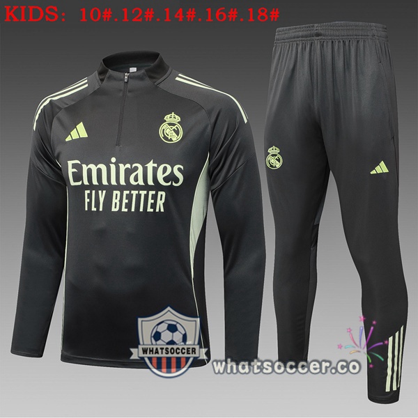 Training Wear Real Madrid Kids Gray 2025-2026