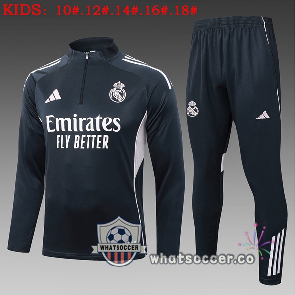 Training Wear Real Madrid Kids Gray 2025-2026