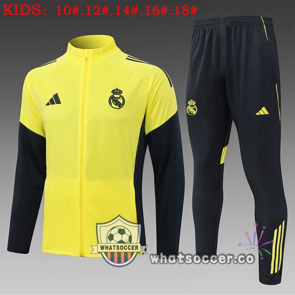 Training Jacket Real Madrid Kids Yellow 2025-2026
