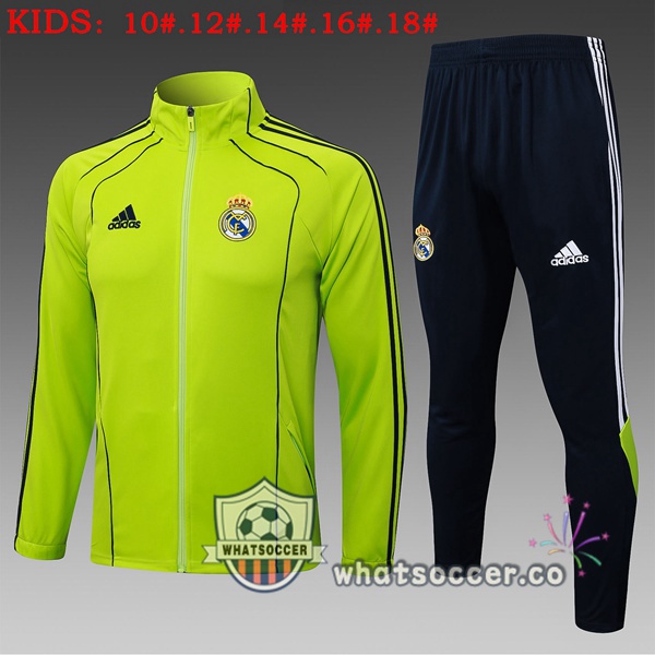 Training Jacket Real Madrid Kids Green 2025-2026