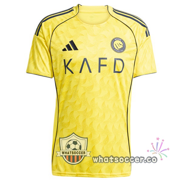 Al-Nassr FC Home Soccer Jerseys Yellow 2025-2026