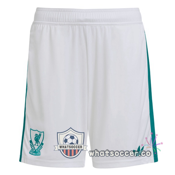 FC Liverpool Third Soccer Shorts White 2025-2026
