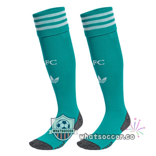 FC Liverpool Third Soccer Socks Green 2025-2026