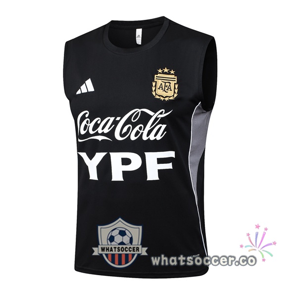 Argentina Soccer Vest Black 2025-2026